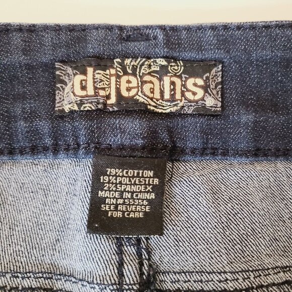Women's DJeans Dark Blue Stretch Jeans  No Size Please see Measurements - Picture 2 of 13